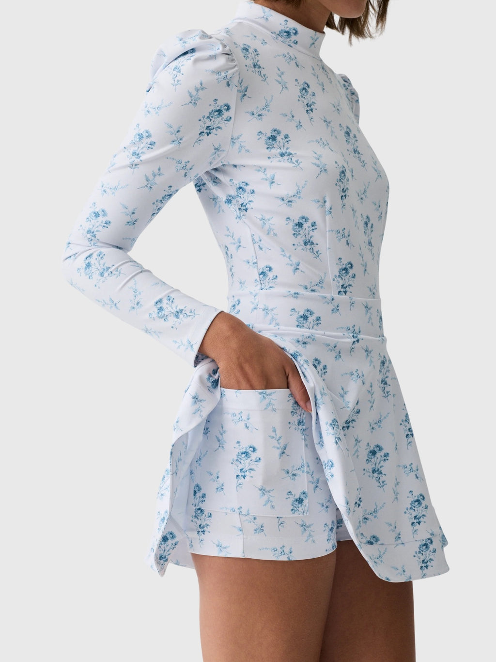 Byrdie Women's Long Sleeve Montauk Mini Dress - Saint Bernard