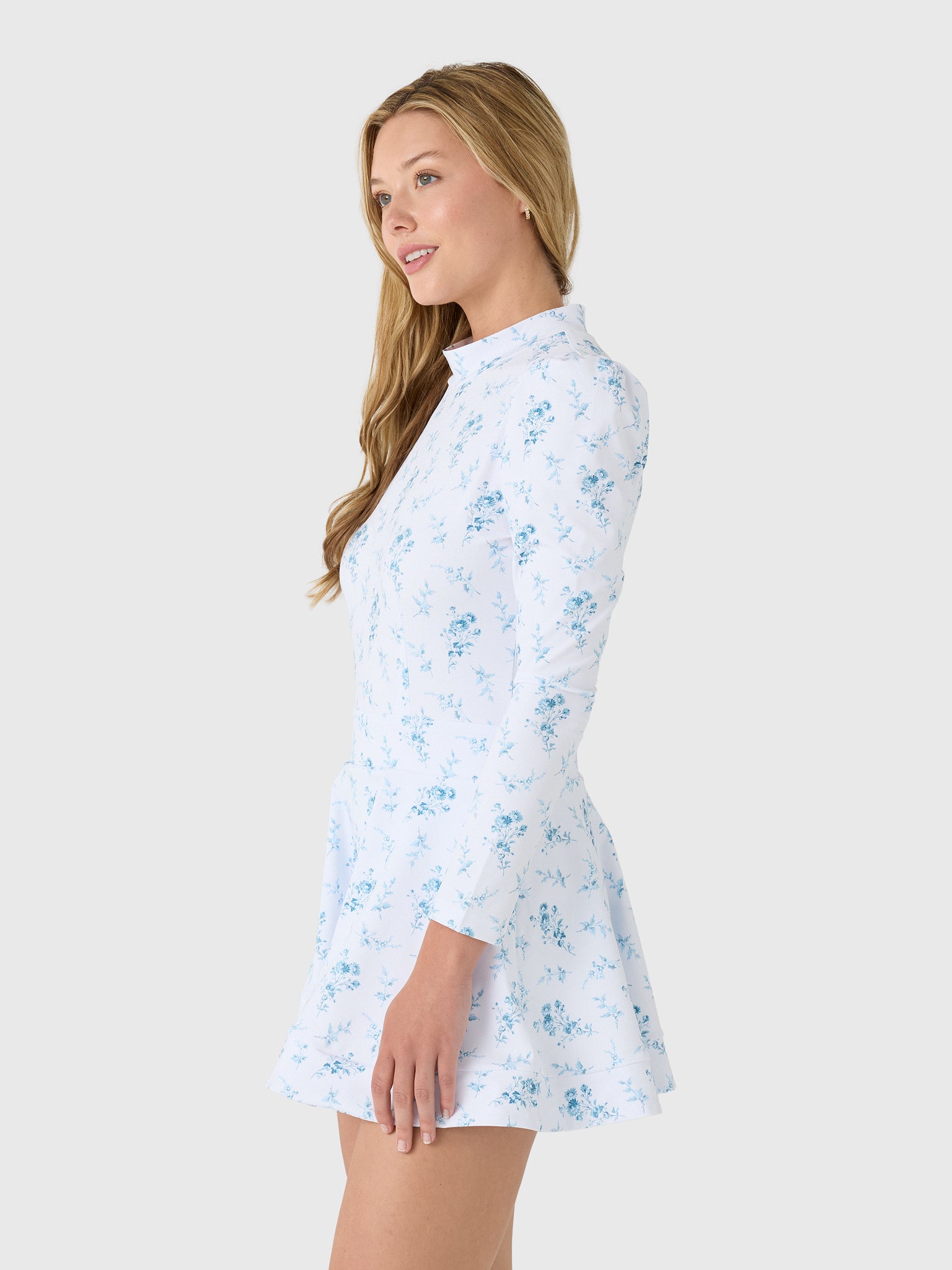 Byrdie Women's Long Sleeve Montauk Mini Dress - Saint Bernard