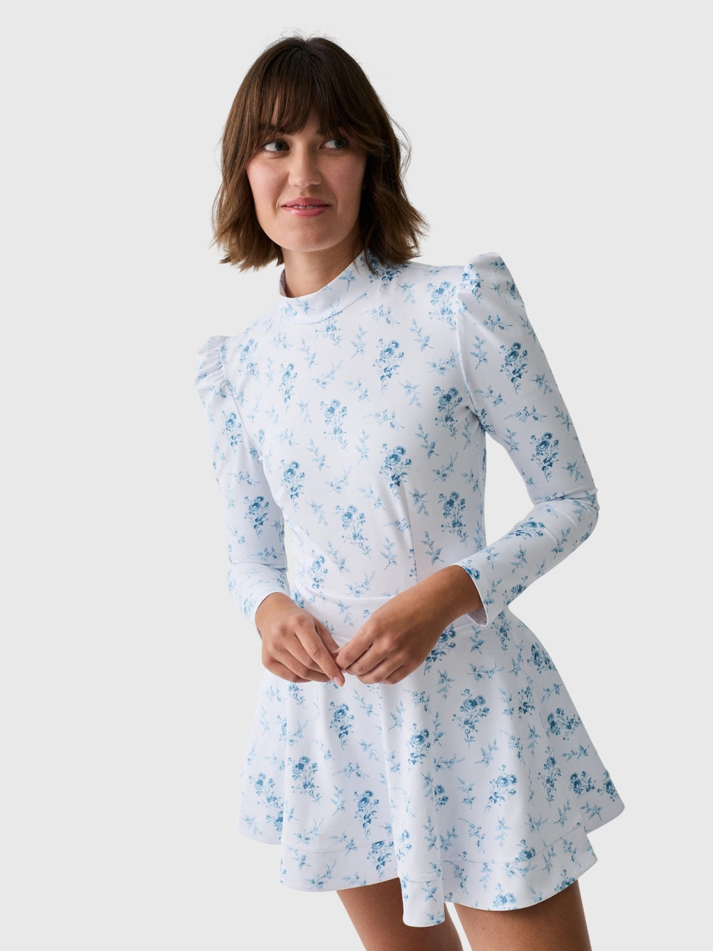 Byrdie Women's Long Sleeve Montauk Mini Dress - Saint Bernard