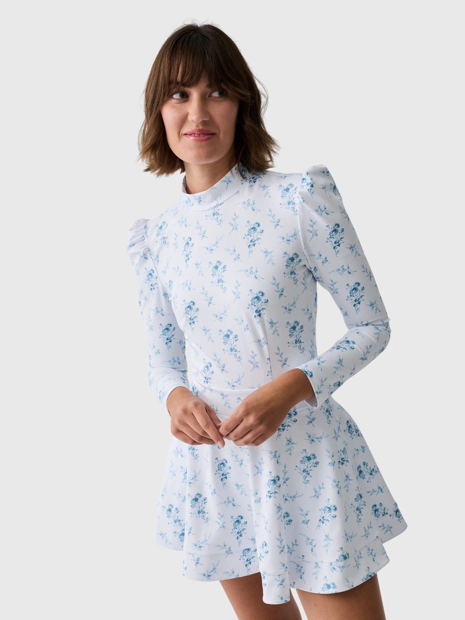 Byrdie Women's Long Sleeve Montauk Mini Dress - Saint Bernard