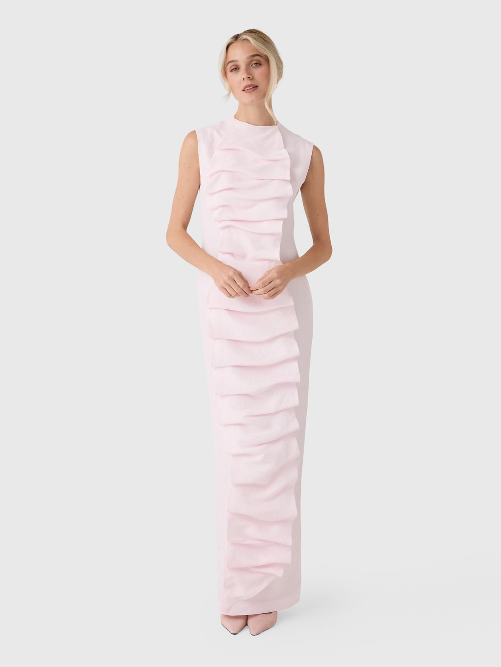 Awake Mode Women's Bib-Front Maxi Dress - Saint Bernard