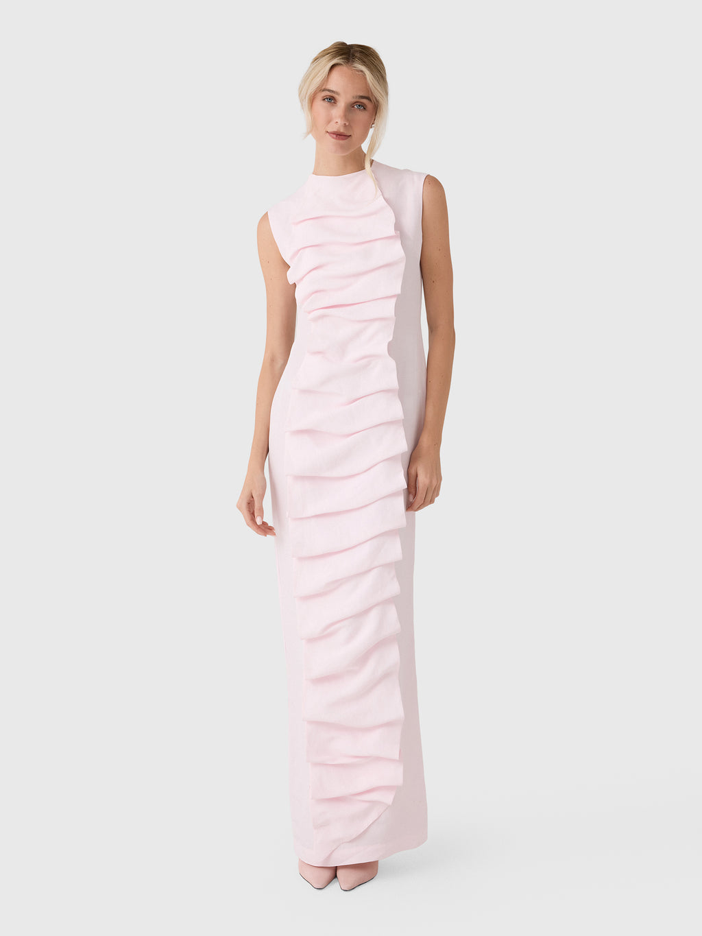 Awake Mode Women's Bib-Front Maxi Dress - Saint Bernard