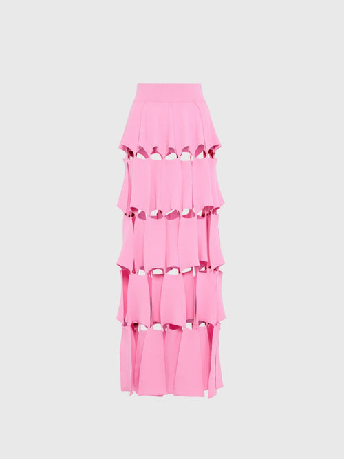 Awake Mode Women's Knitted Multi Trapeze Skirt