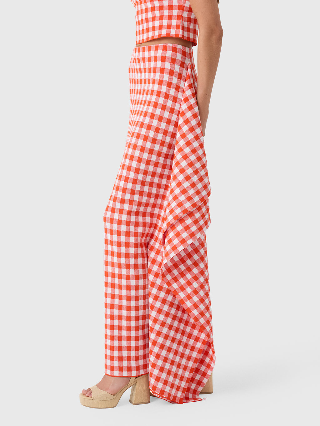 Awake Mode Women's Knitted Side Panel Maxi Skirt - Saint Bernard