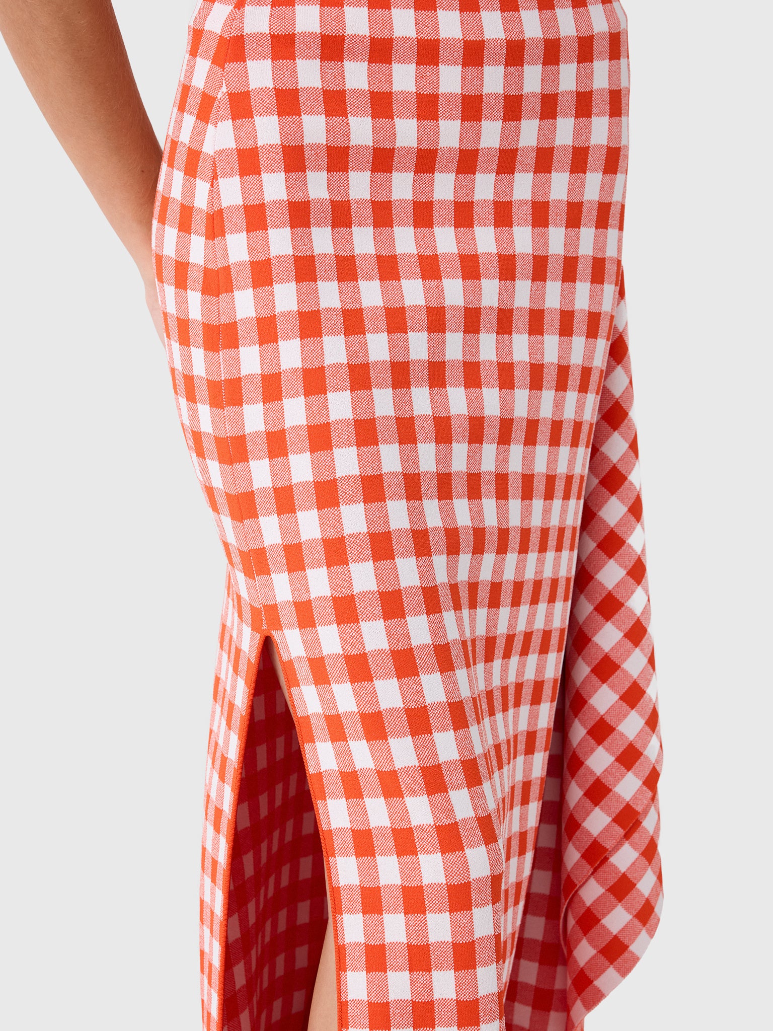 Awake Mode Women's Knitted Side Panel Maxi Skirt - Saint Bernard