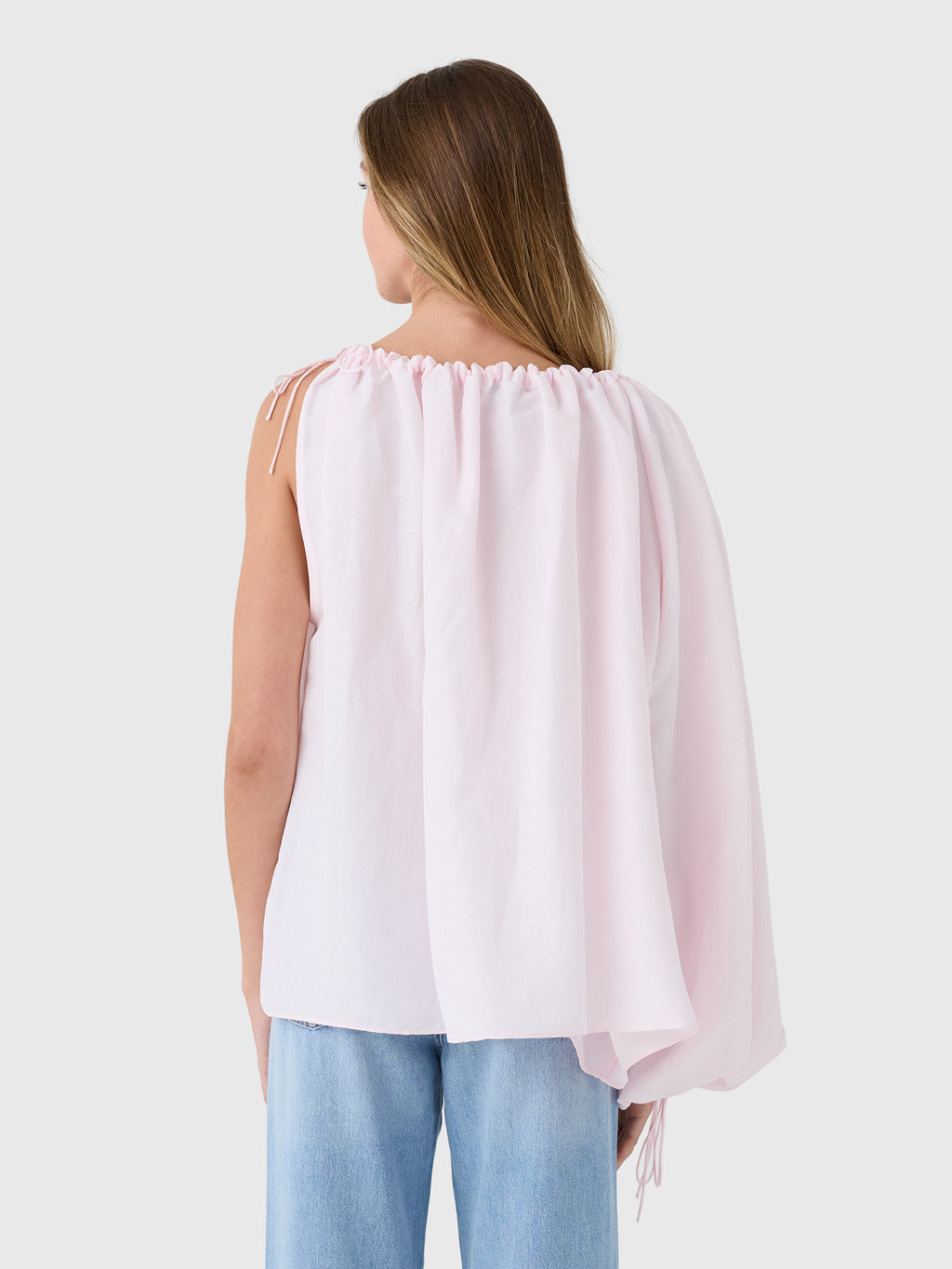 Awake Mode Women's One-Sleeve Voluminous Top - Saint Bernard