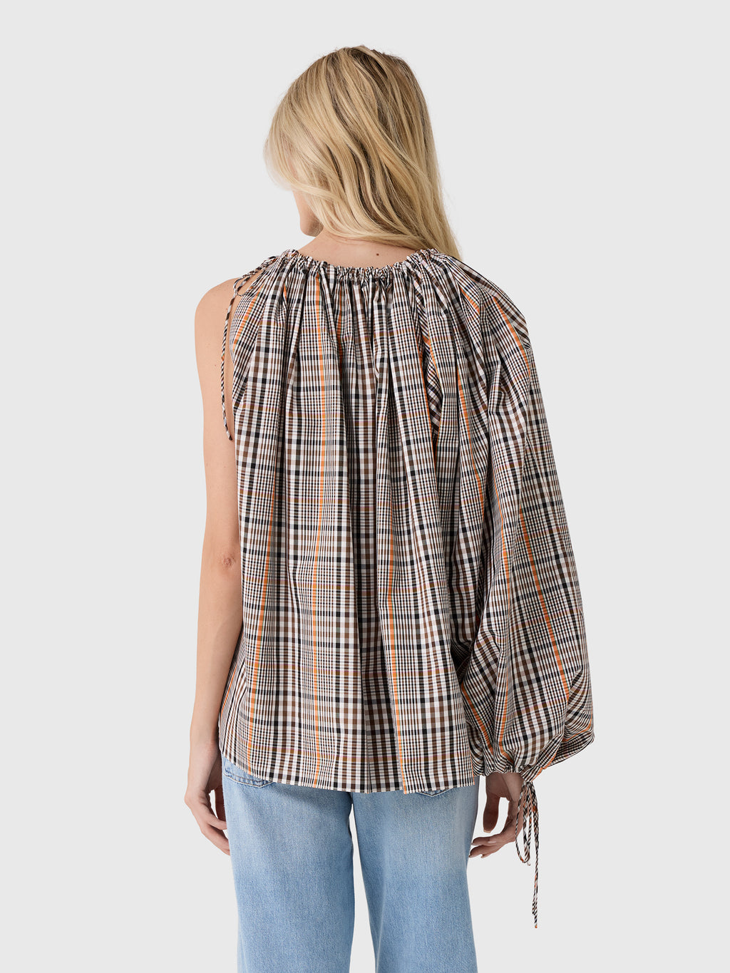 Awake Mode Women's One-Sleeve Voluminous Top - Saint Bernard