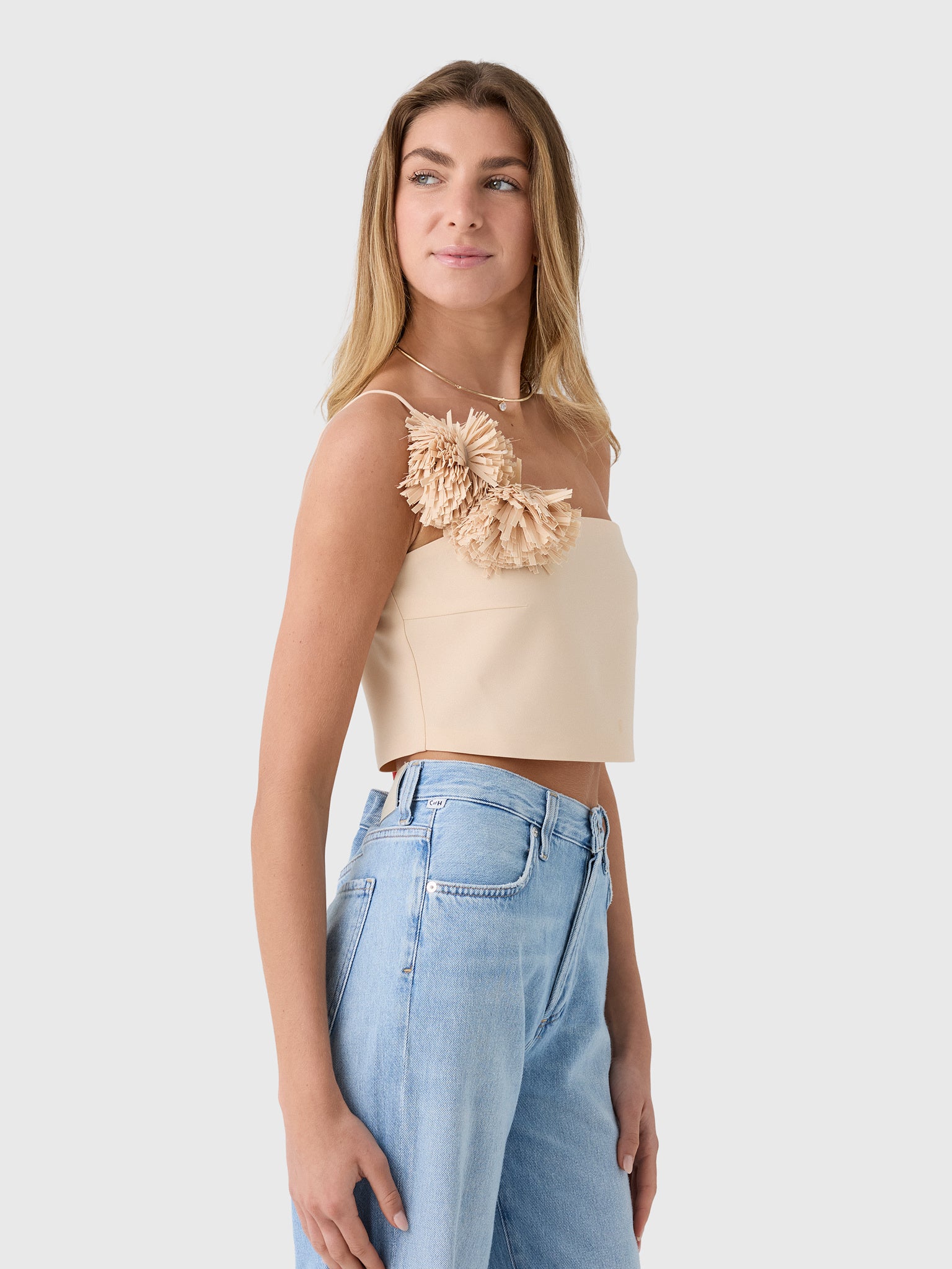 Awake Mode Women's Pom Pom Bralette - Saint Bernard