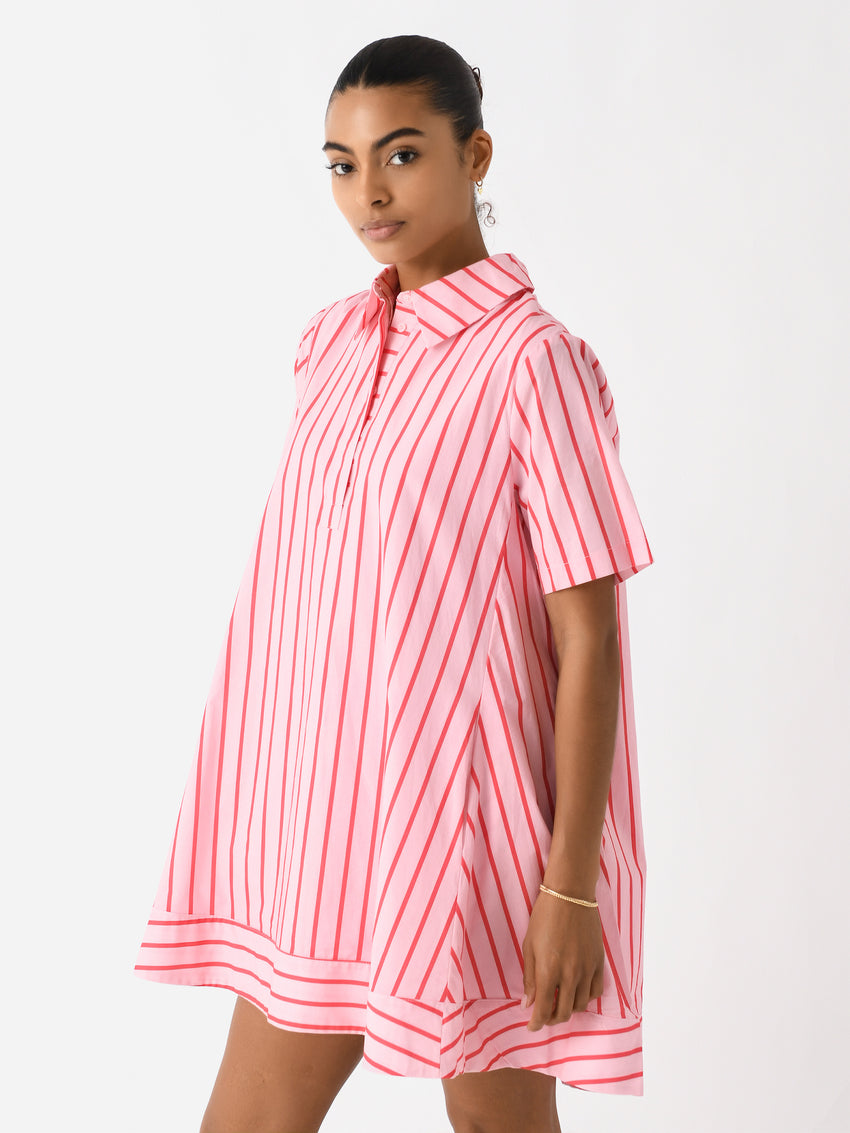 English Factory Women's Stripe A-Line Shirt Dress – Saint Bernard