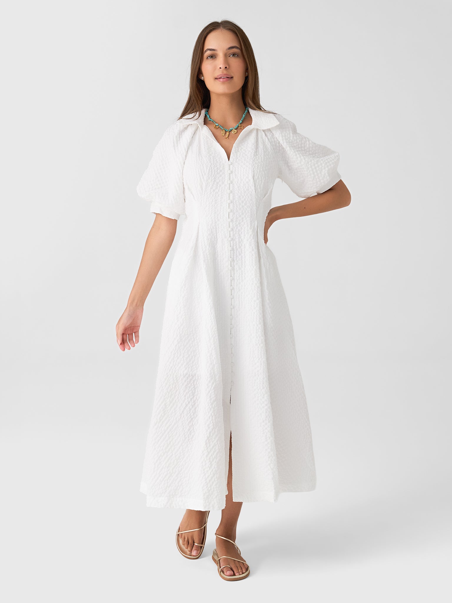 Eche Women's The Leighton Dress - Saint Bernard