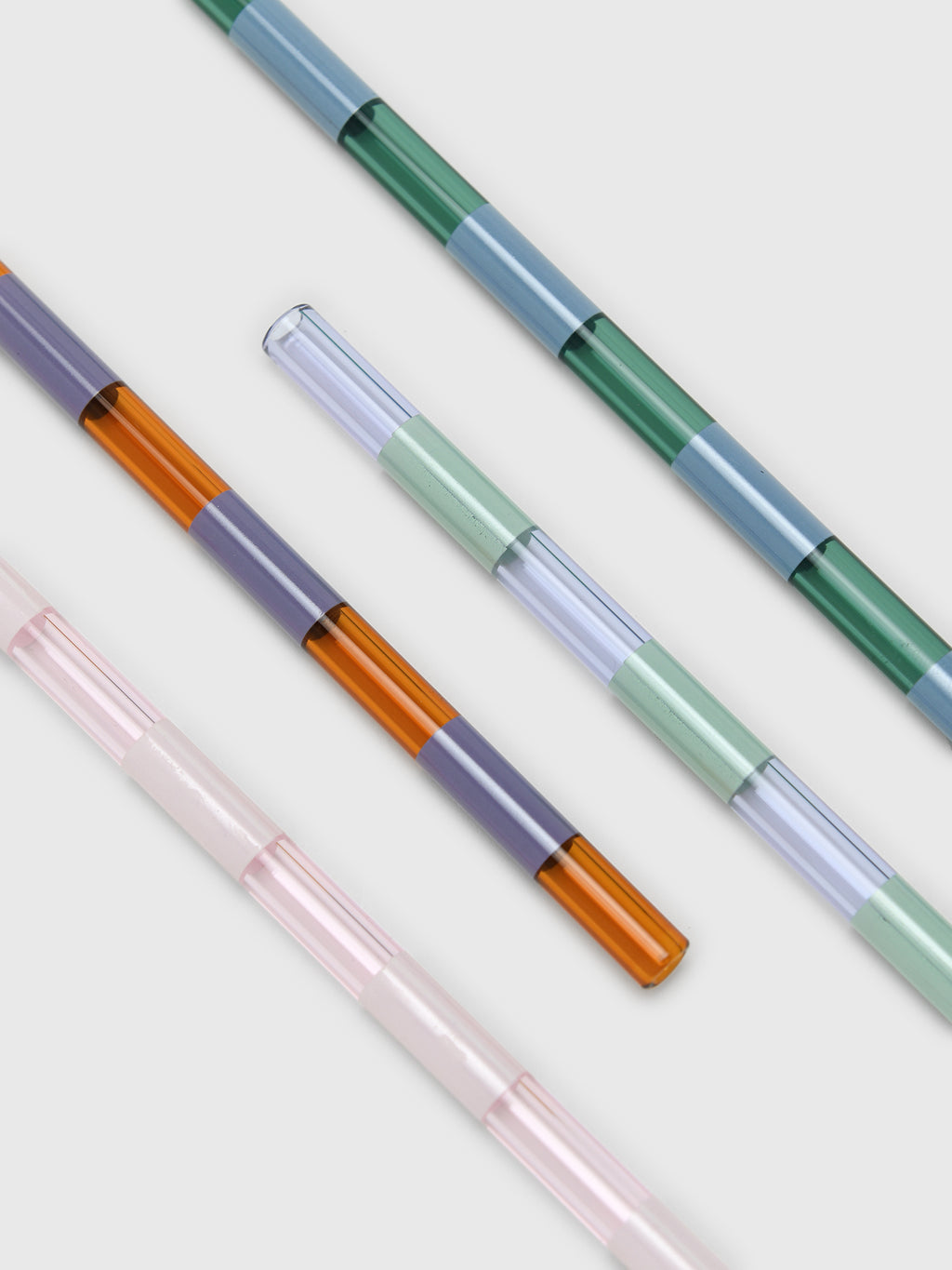 Fazeek Striped Straws Set - Saint Bernard