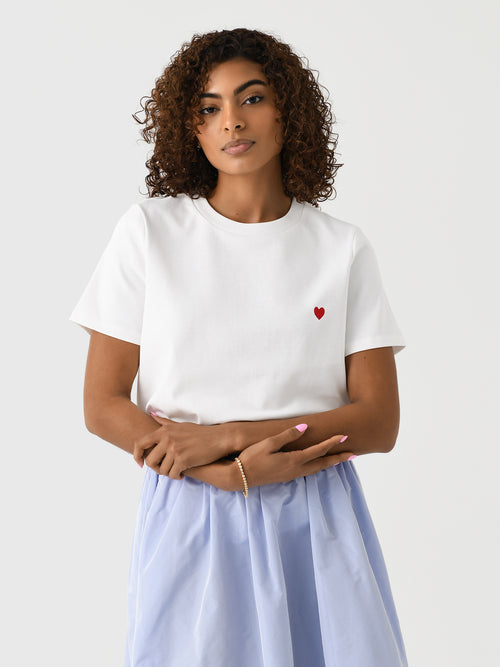 Eche Women's Heart Embroidered Top