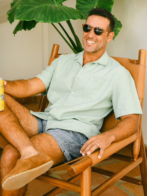 Nicoló Men's Short Sleeve Camp Shirt