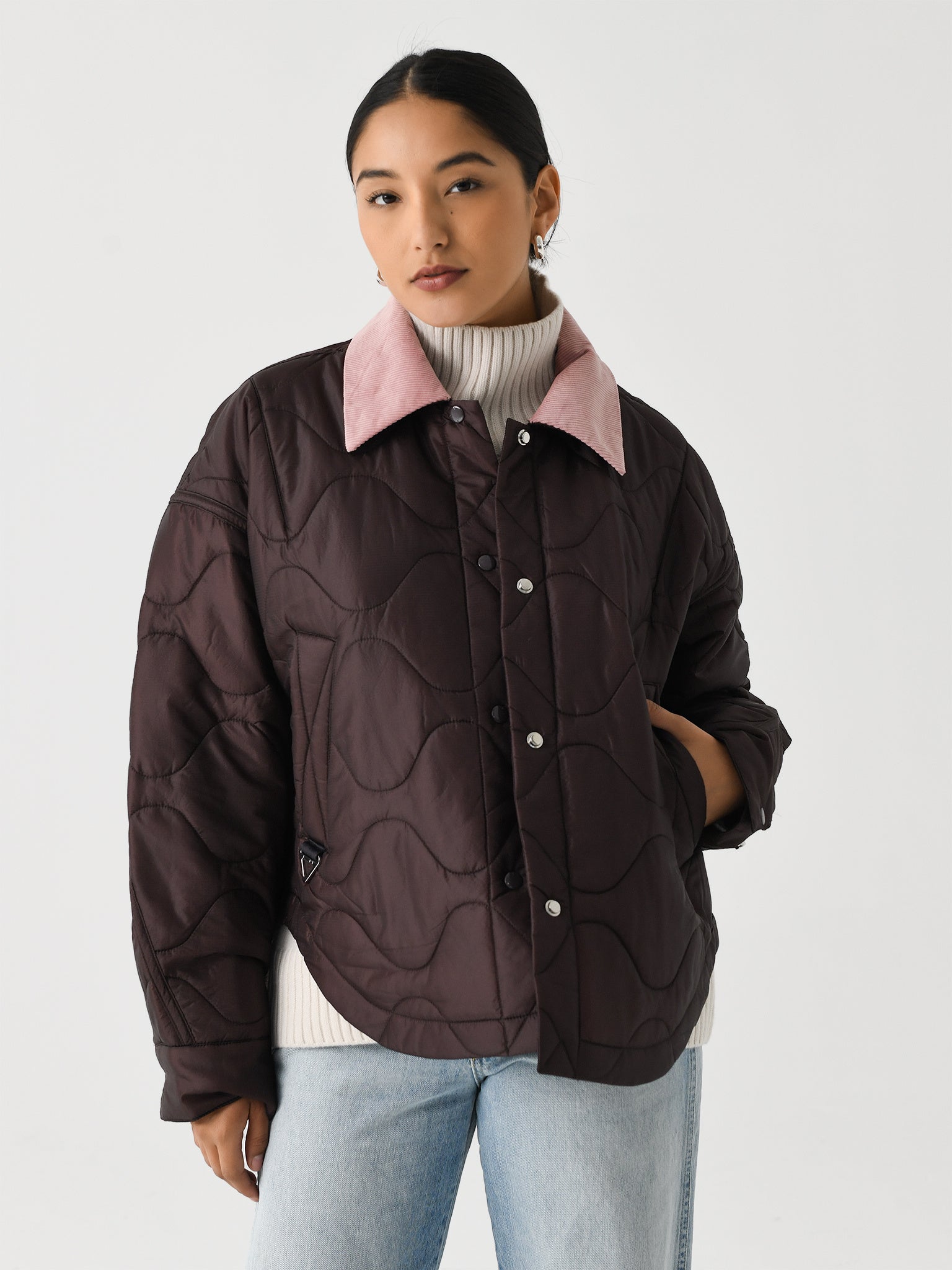 Shoreditch Ski Club Women's Niah Quilted Jacket - Saint Bernard