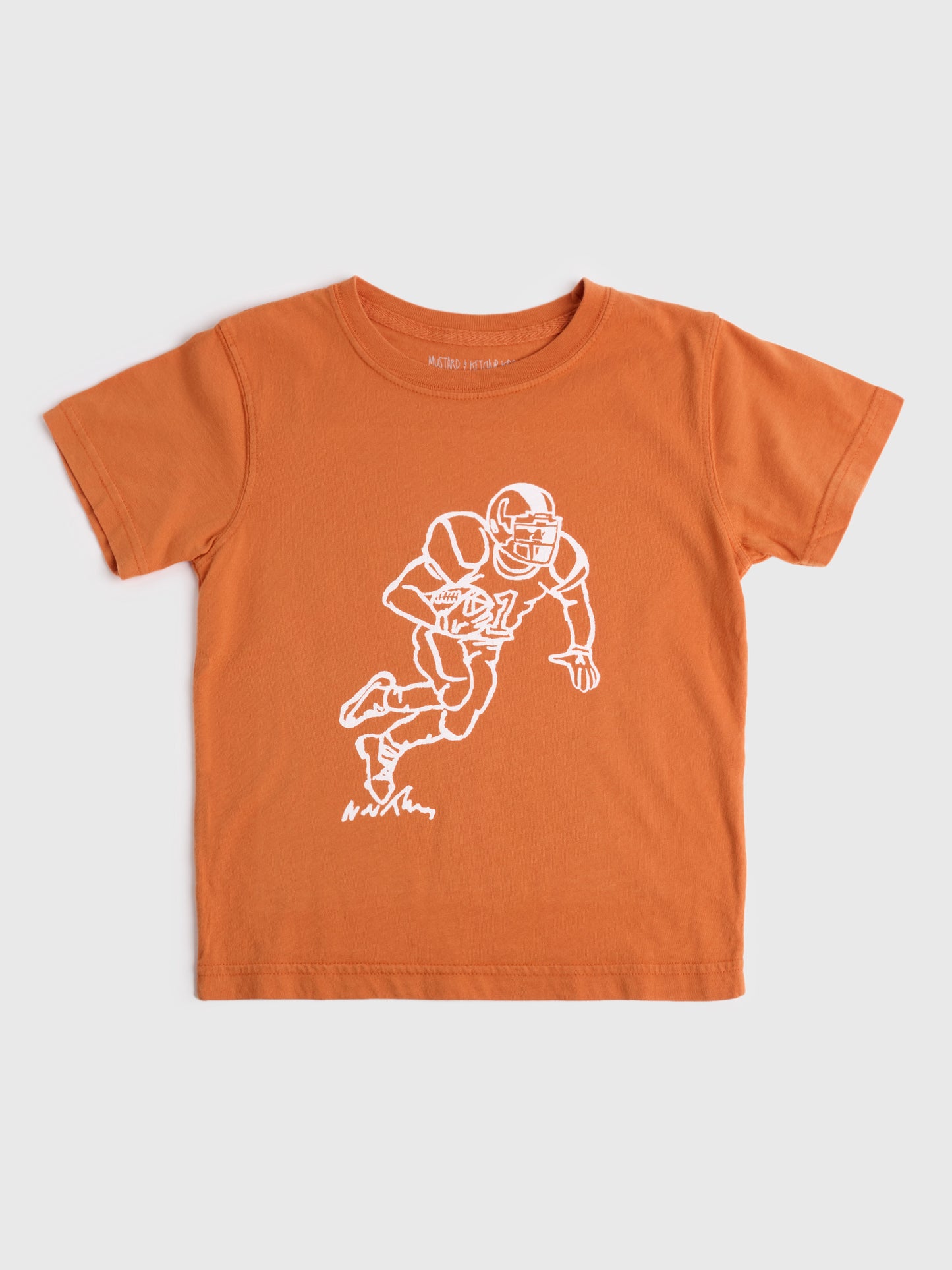 Mustard + Ketchup Kids Boys' Short Sleeve Football Player Shirt - Saint Bernard
