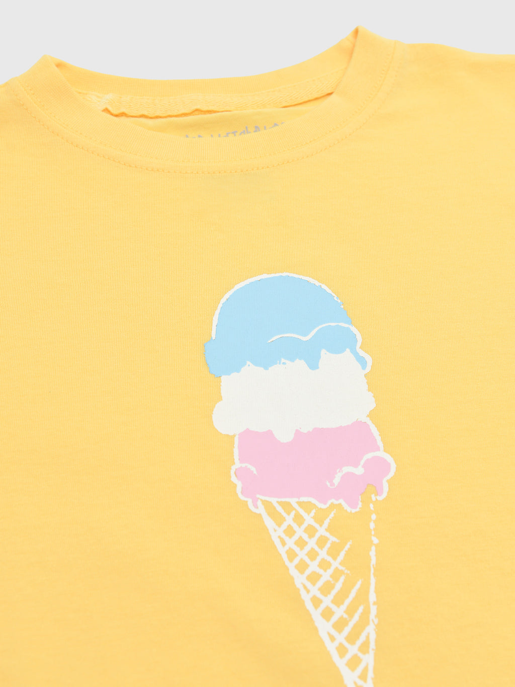 Mustard & Ketchup Kids Girls' Short Sleeve Ice Cream T-Shirt - Saint Bernard