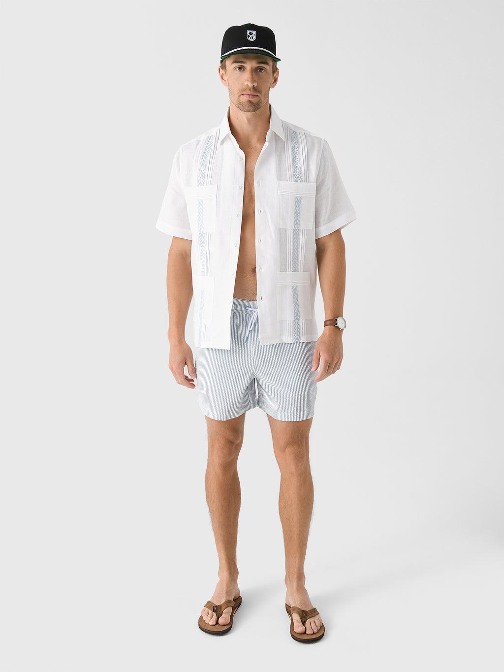 SSLVGUAYA2-LINENCASCADExWHITEBLUE-alt1