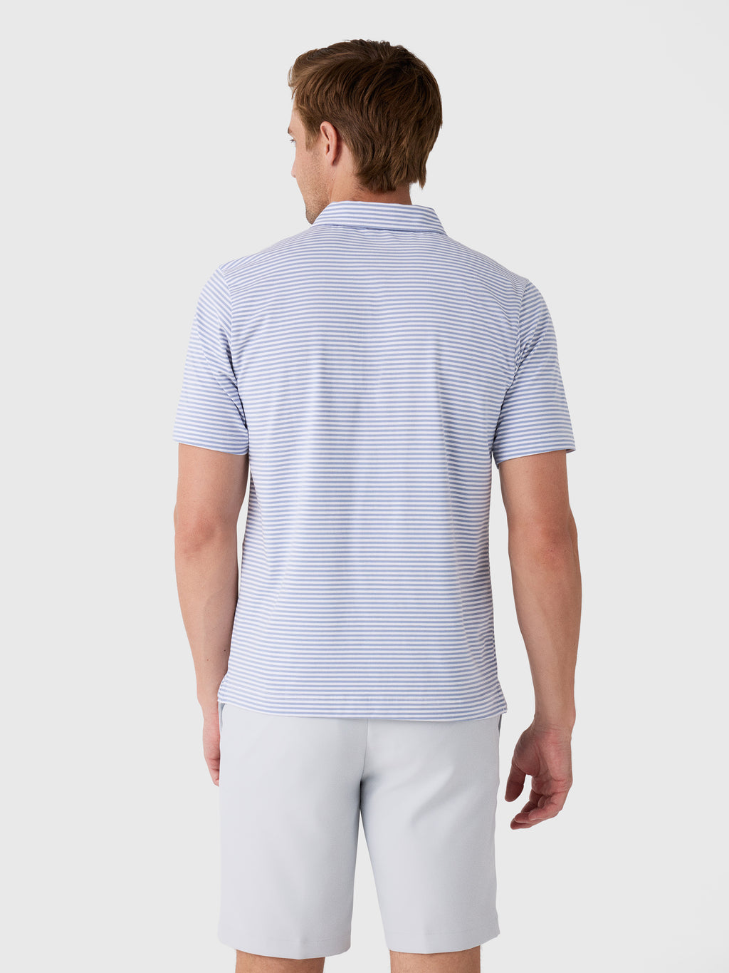 Technically Golf Men's Shoulder Season Stripe Polo