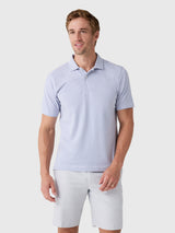 Technically Golf Men's Shoulder Season Stripe Polo - Saint Bernard