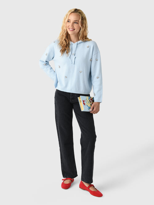 LENÚ Women's Sparkle Hoodie