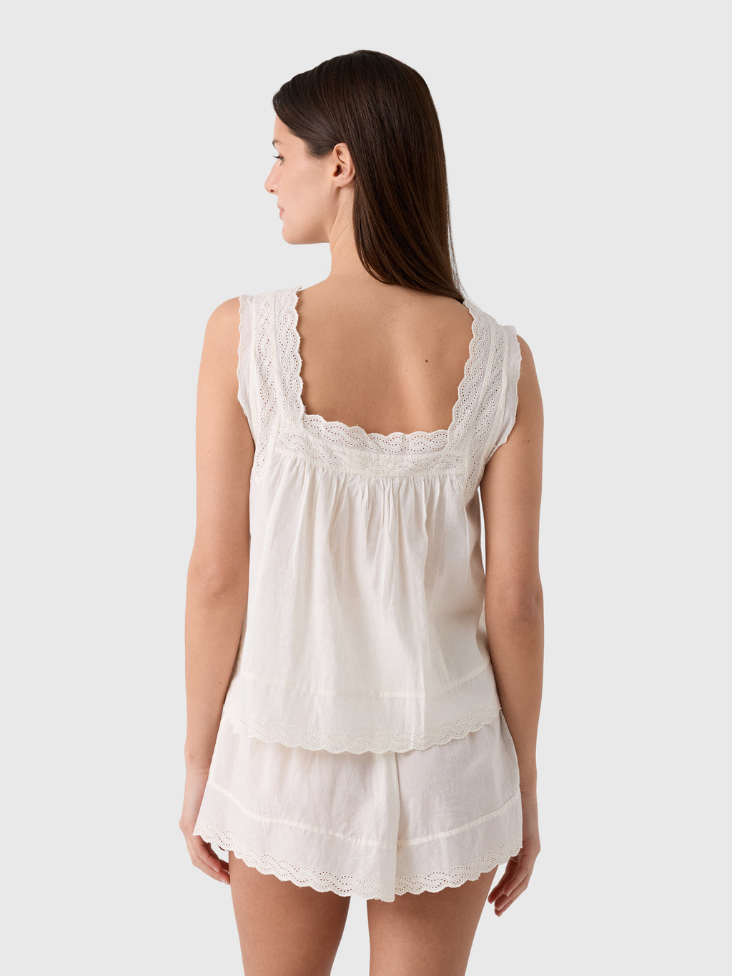 The Great Women's The Eyelet Tank - Saint Bernard