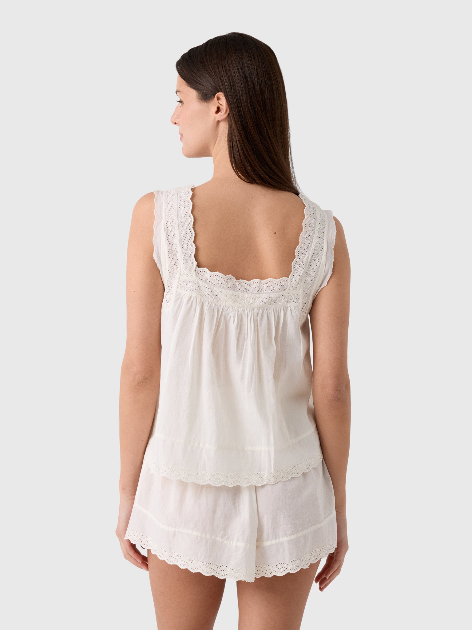 The Great Women's The Eyelet Tank - Saint Bernard