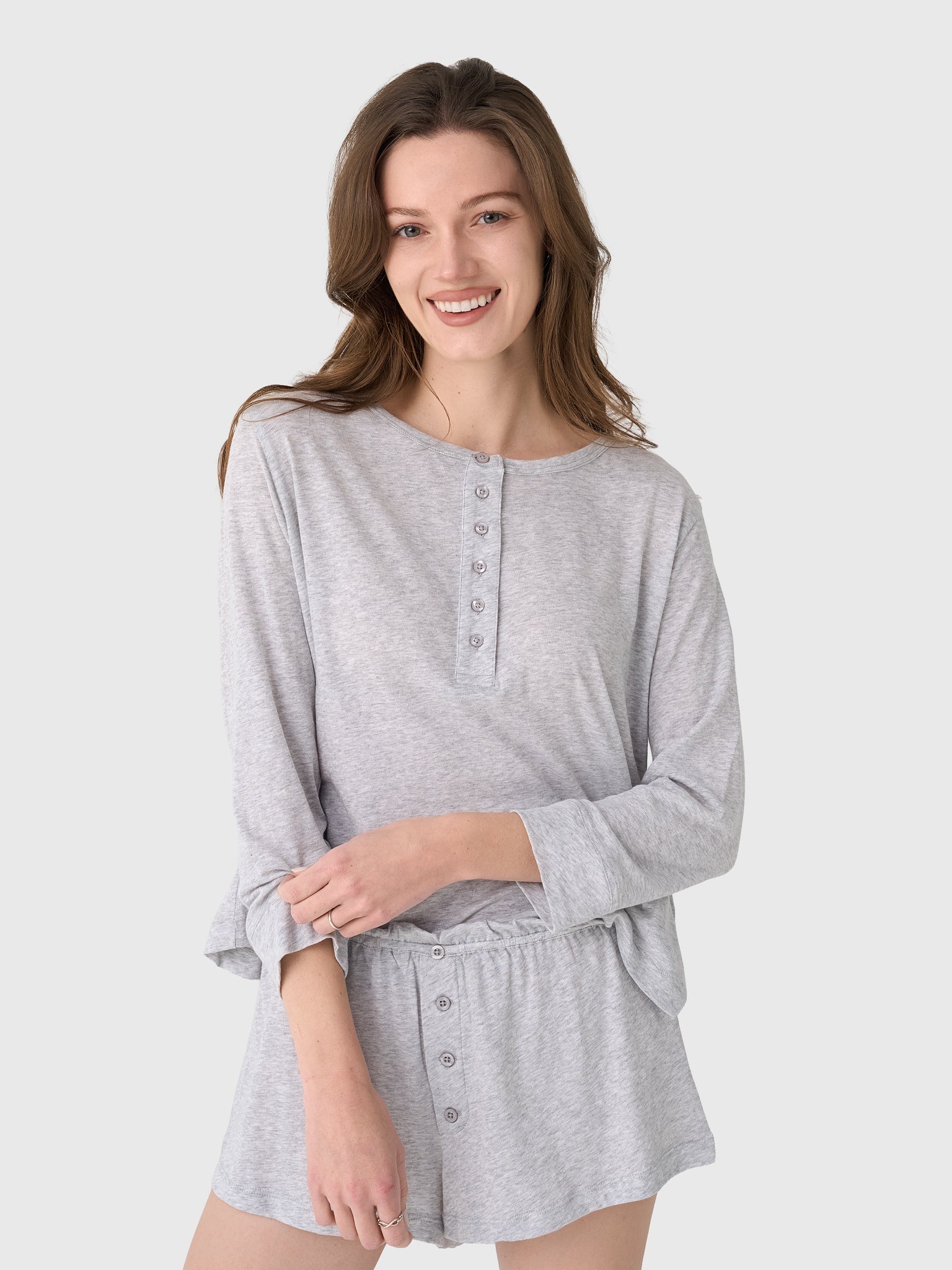 The Great Women's The Crop Sleep	Henley - Saint Bernard