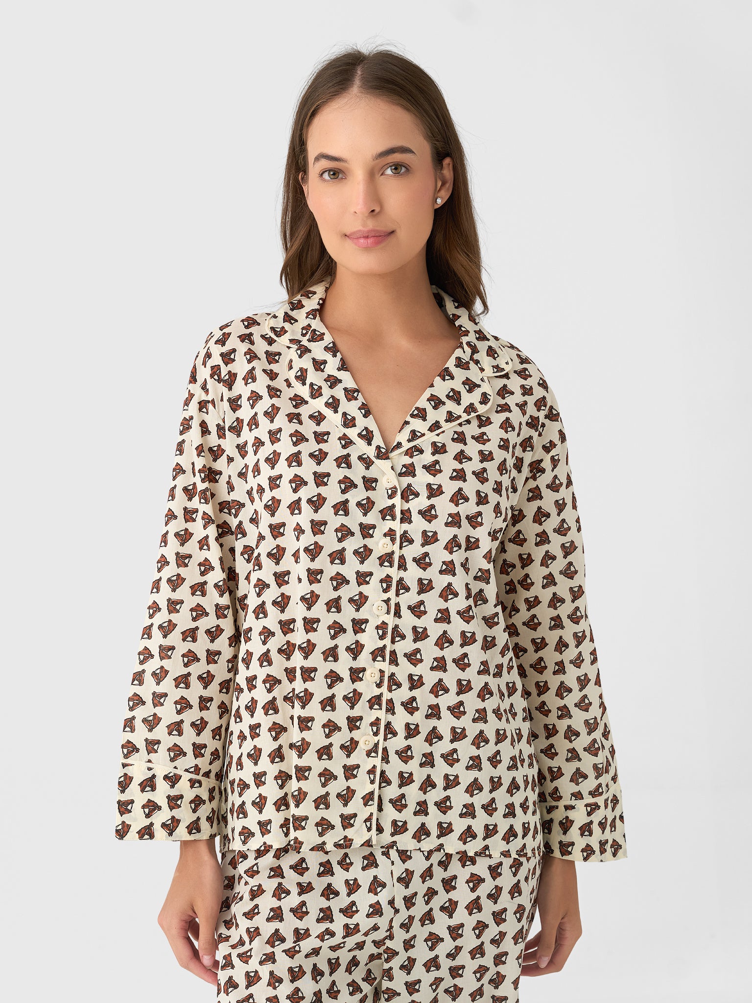 The Great Women's The Pajama Shirt - Saint Bernard