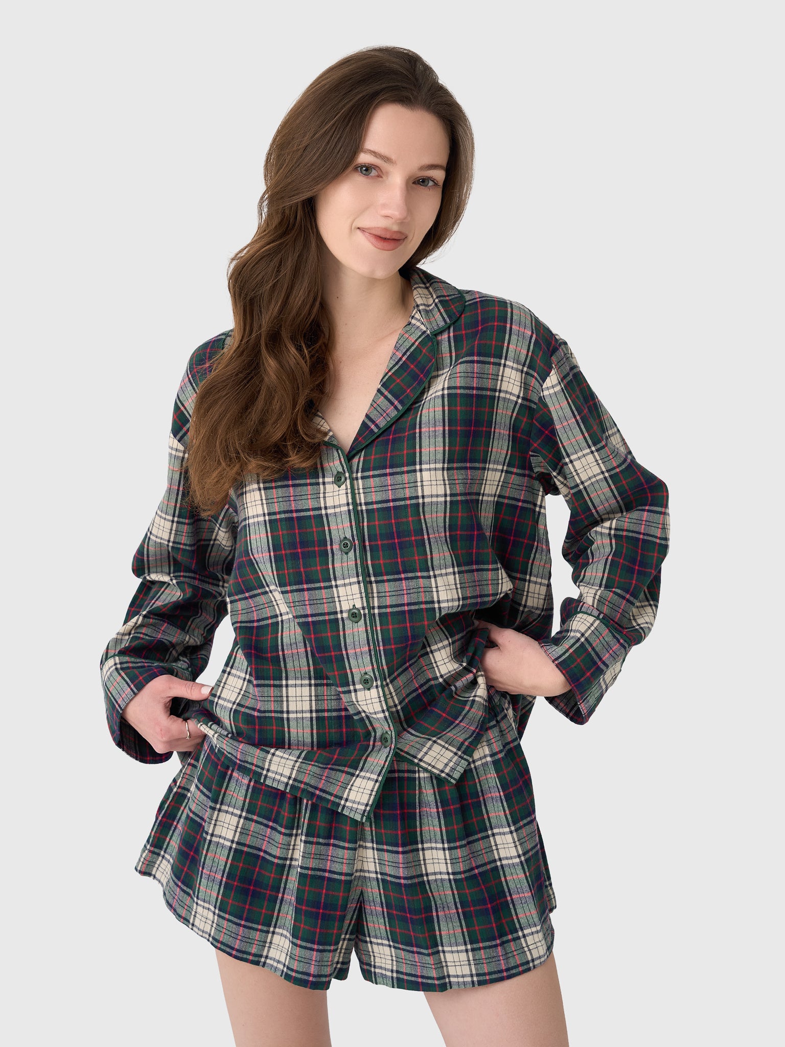 The Great Women's The Flannel Pajama	Top - Saint Bernard