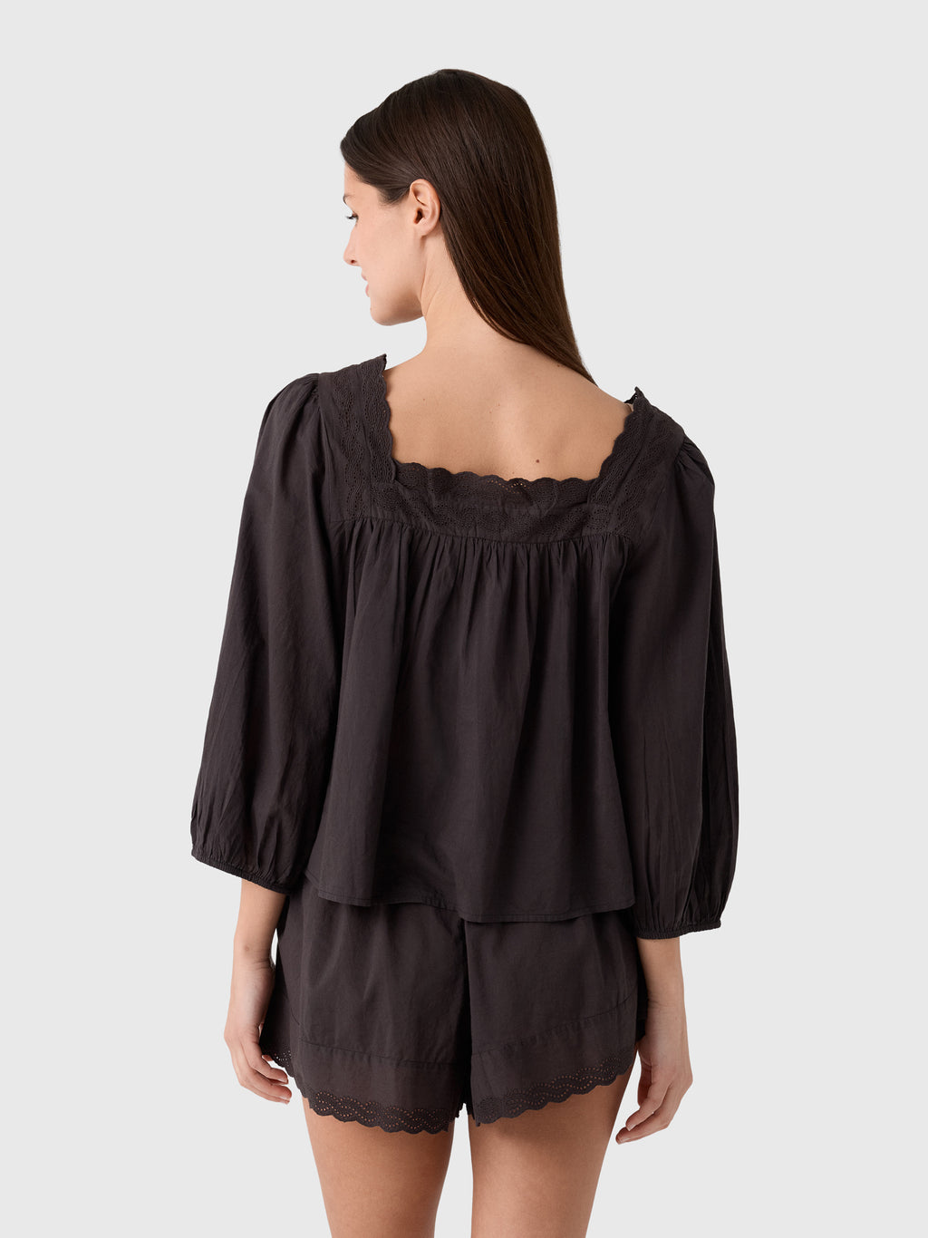The Great Women's The Eyelet Button Sleep Top - Saint Bernard