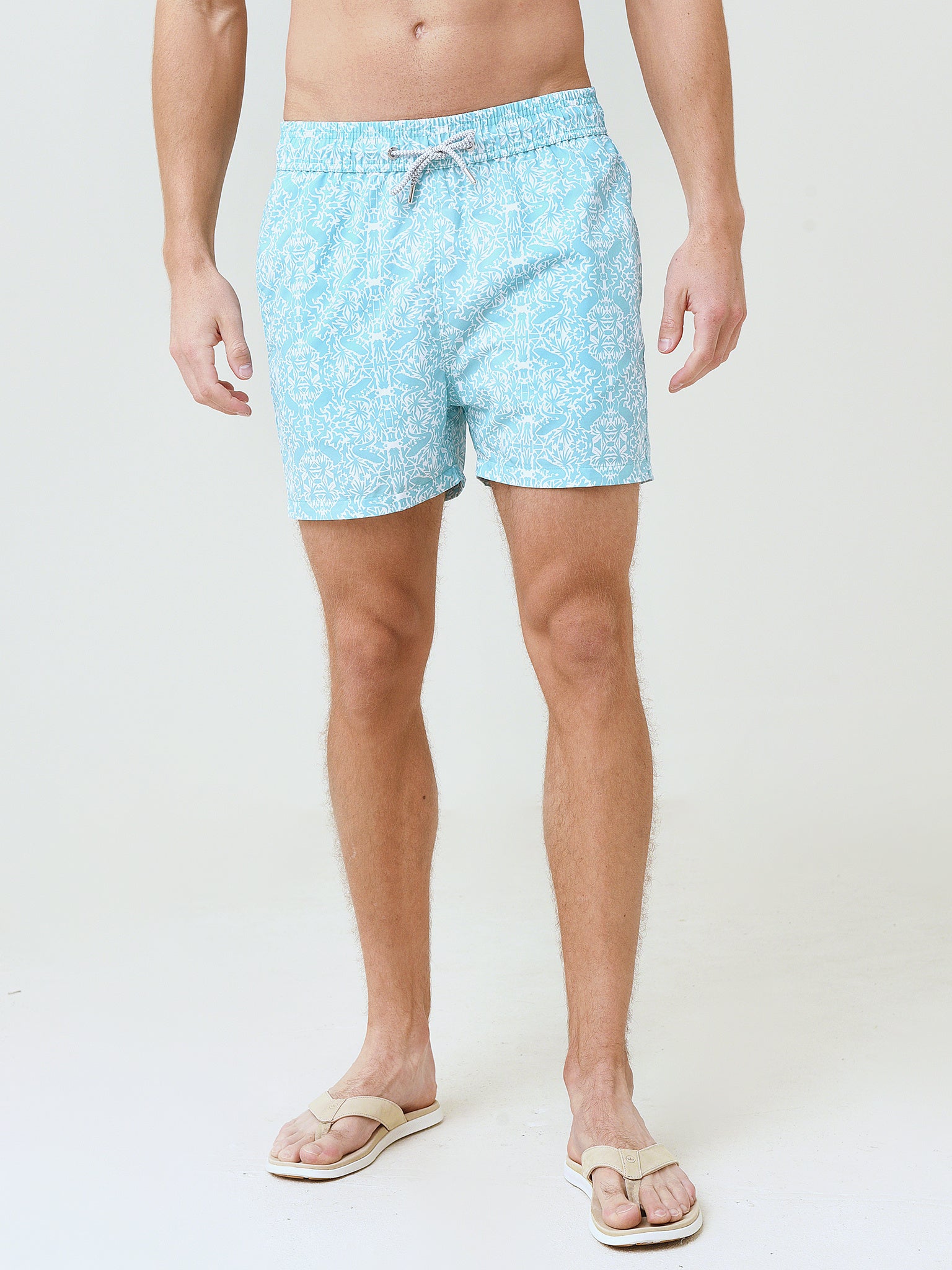 Love Brand + Co Men's Staniel Swim Trunk - Saint Bernard