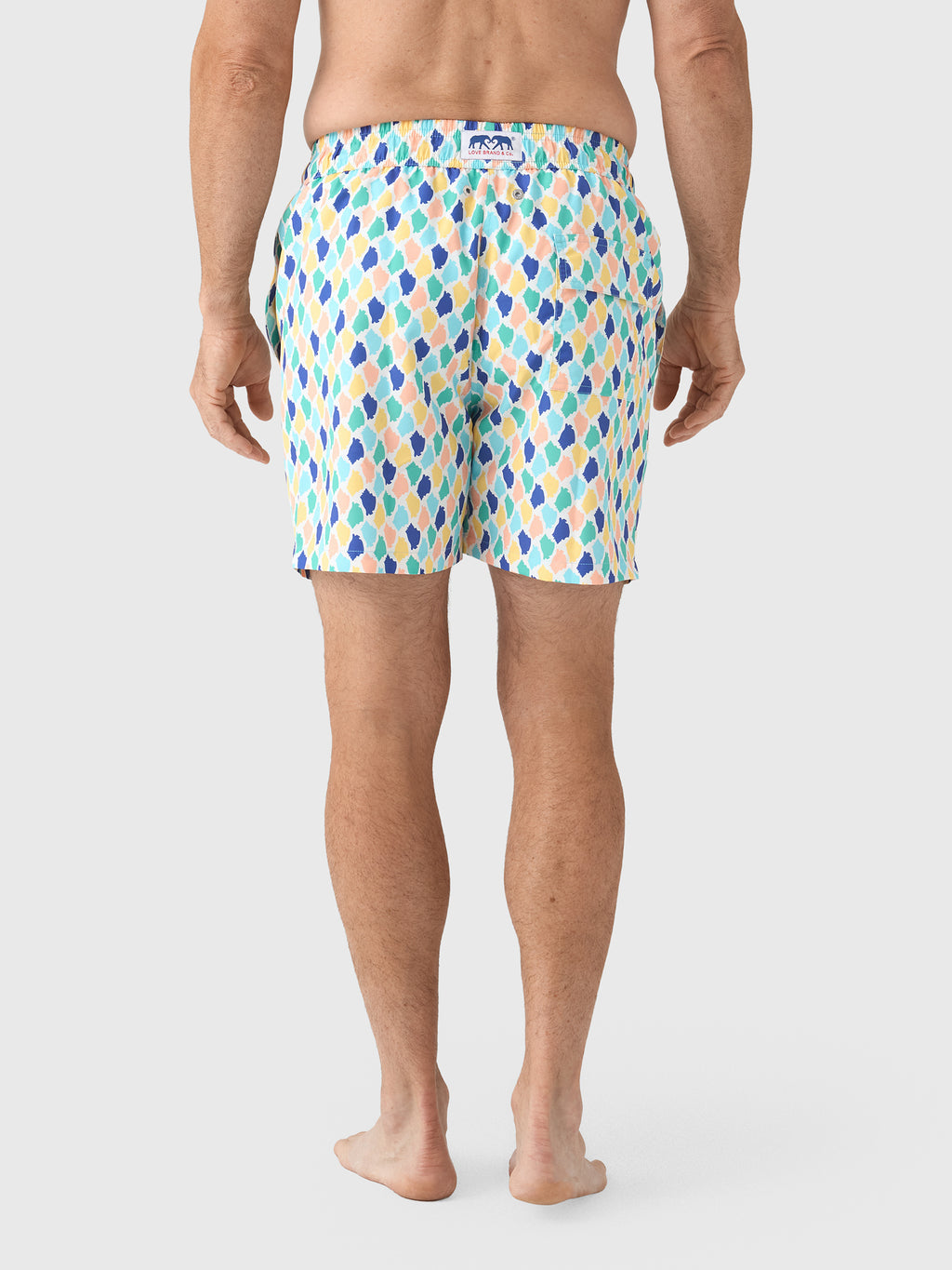Love Brand & Co Men's Staniel Swim Trunk - Saint Bernard