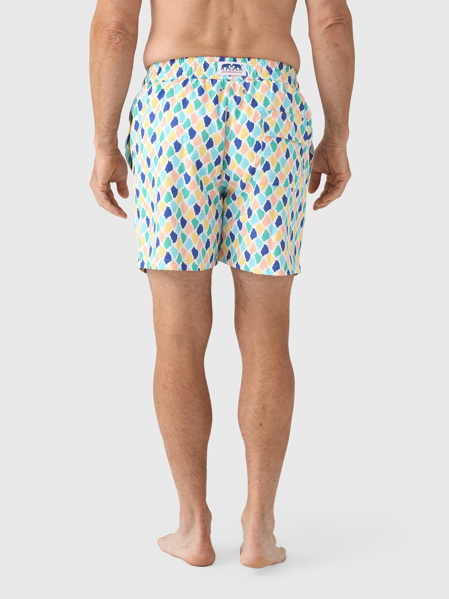 Love Brand & Co Men's Staniel Swim Trunk - Saint Bernard