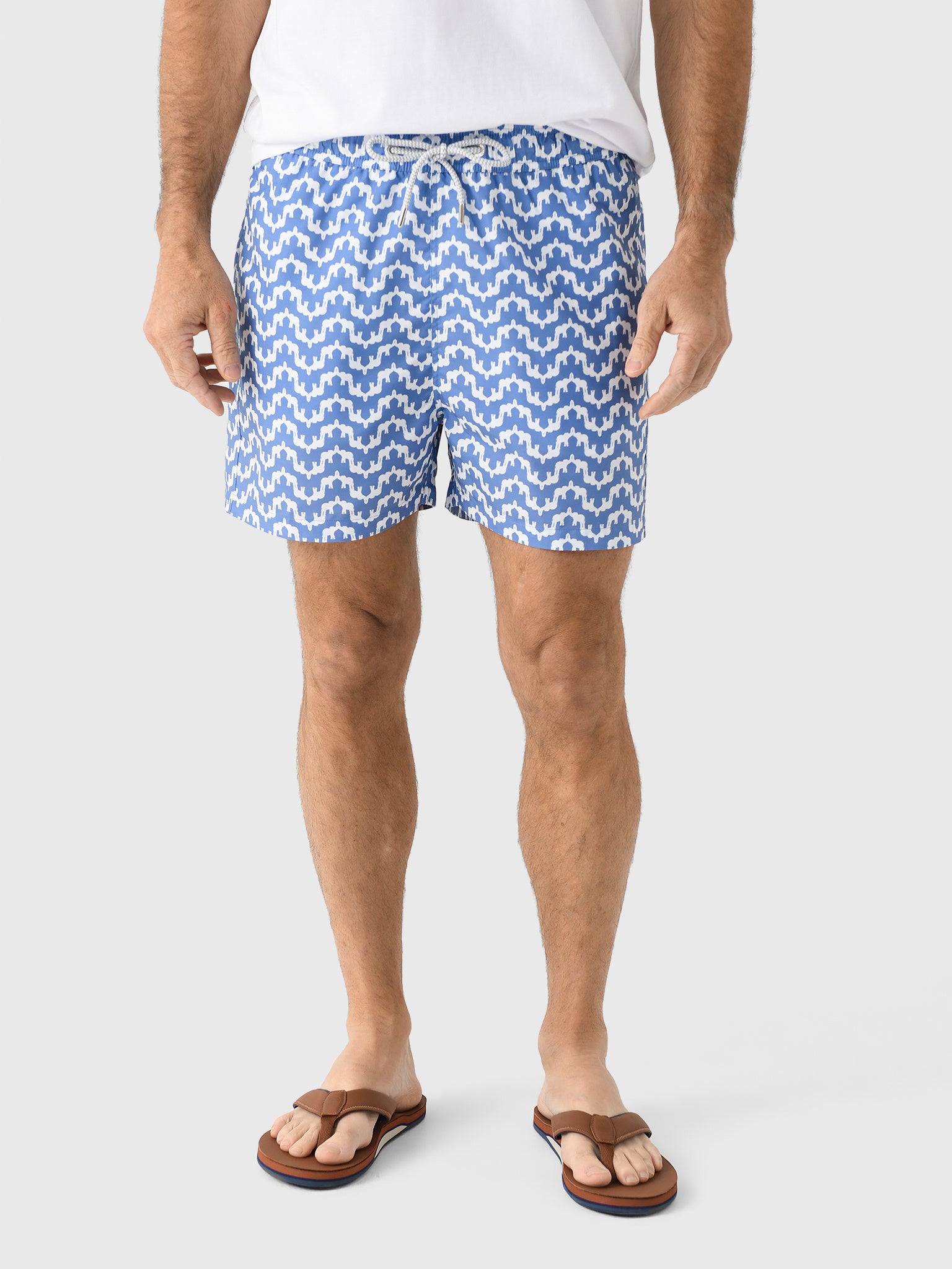 Love Brand + Co Men's Staniel Swim Trunk - Saint Bernard