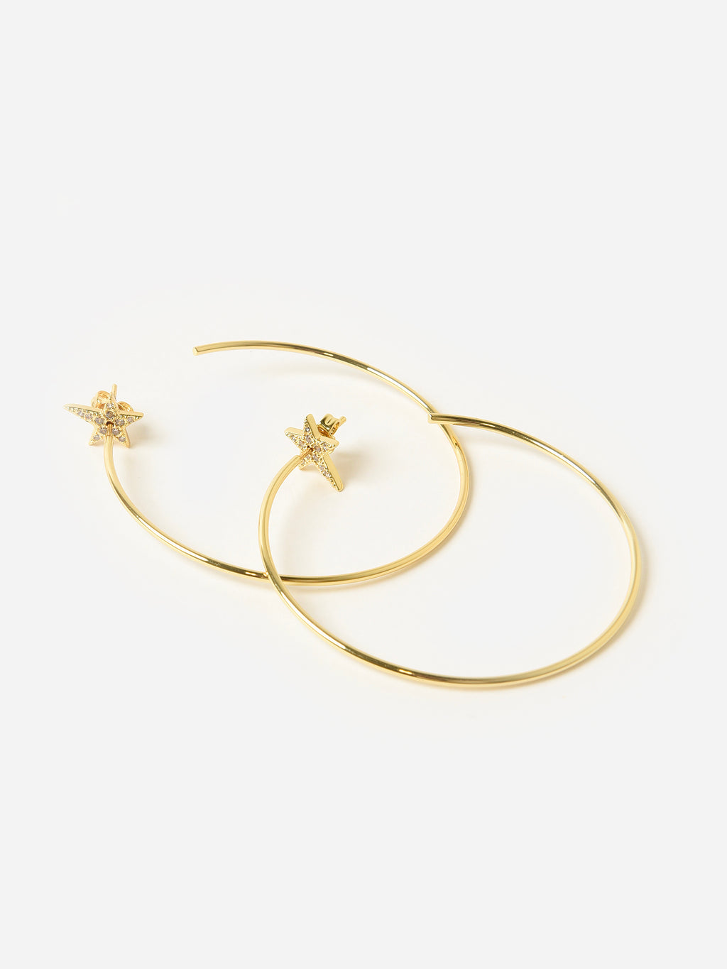 Alexa Leigh Star Hoop Earrings - Saint Bernard