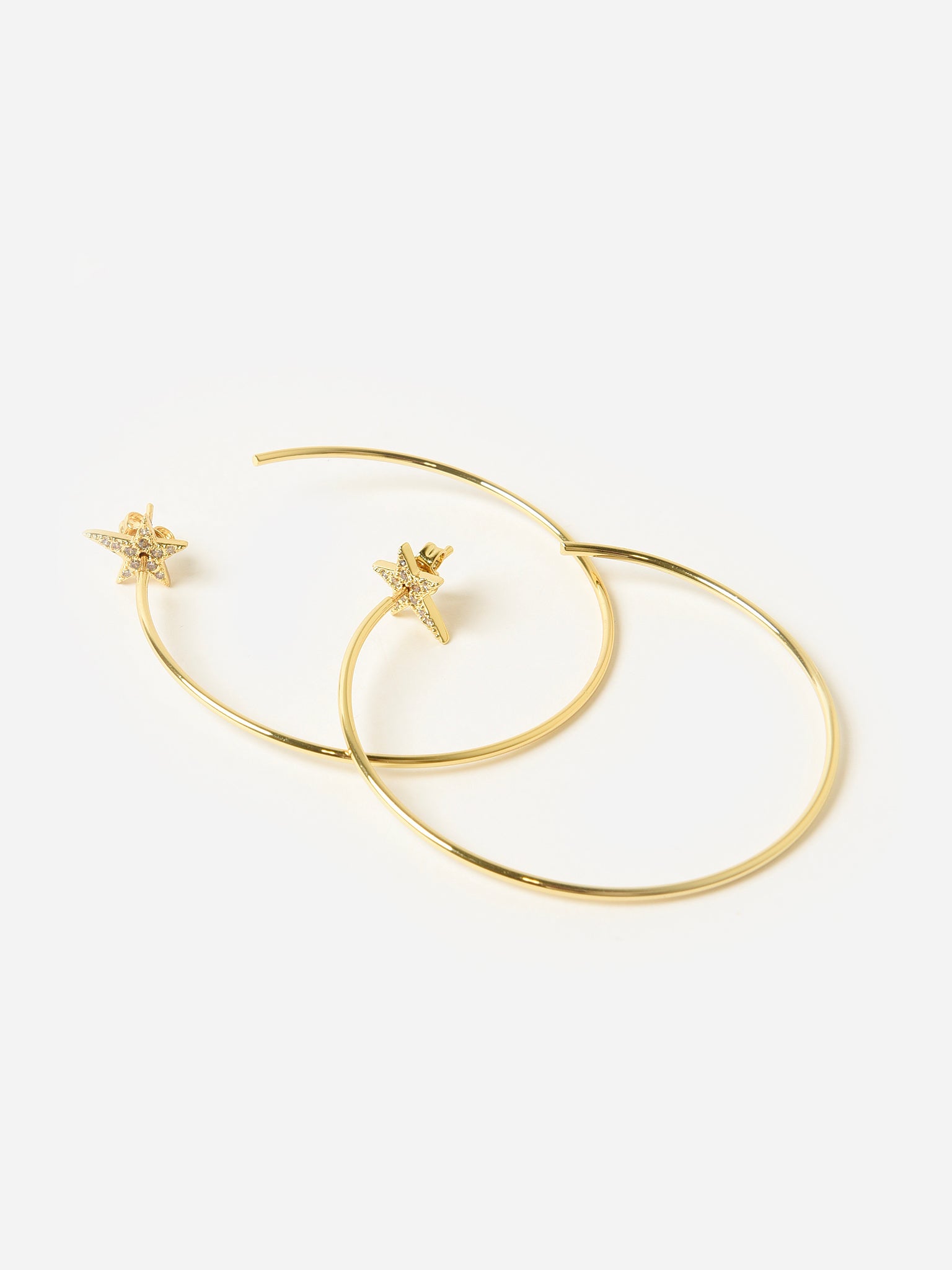 Alexa Leigh Star Hoop Earrings - Saint Bernard