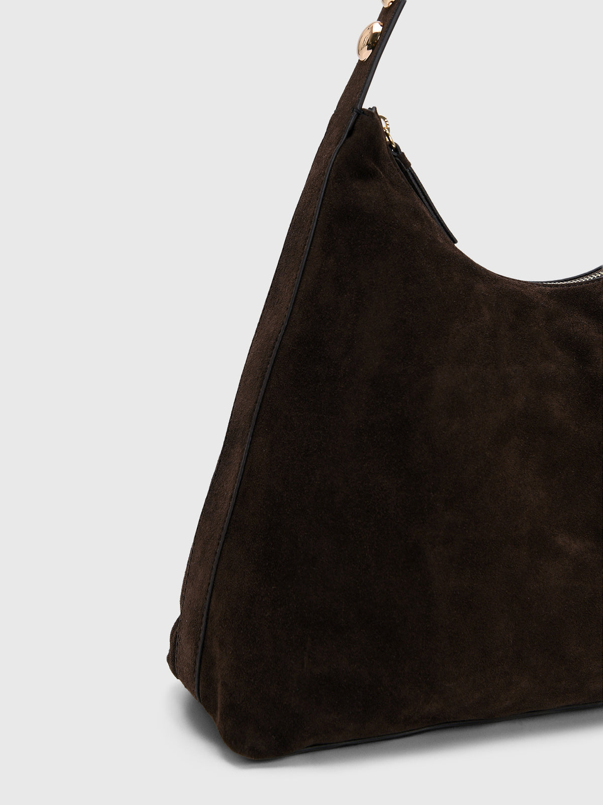 Loeffler Randall Stassie Studded Suede Shoulder Bag - Saint Bernard
