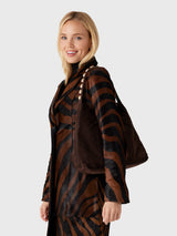 Loeffler Randall Stassie Studded Suede Shoulder Bag - Saint Bernard