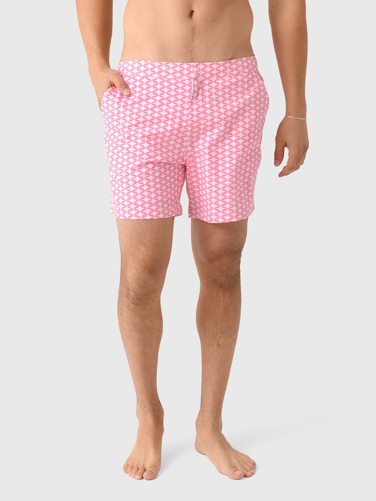 Bermies Men's Stingray Swim Trunk - Saint Bernard