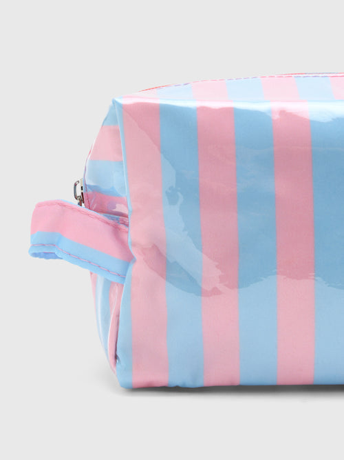 Berno Striped Makeup Bag - Saint Bernard