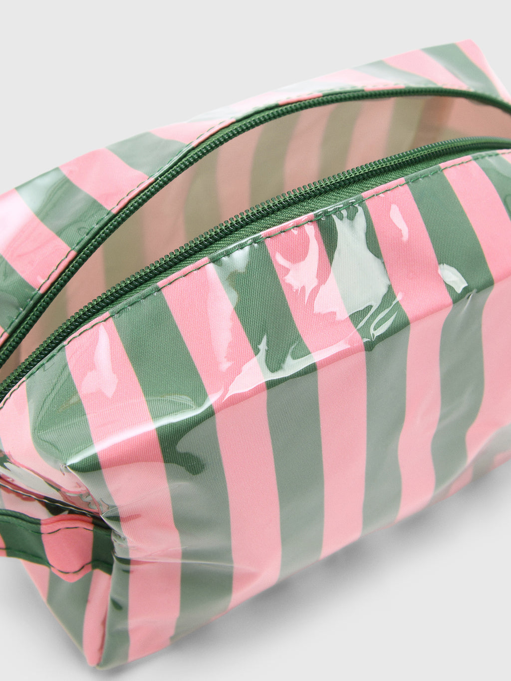 Berno Striped Makeup Bag - Saint Bernard