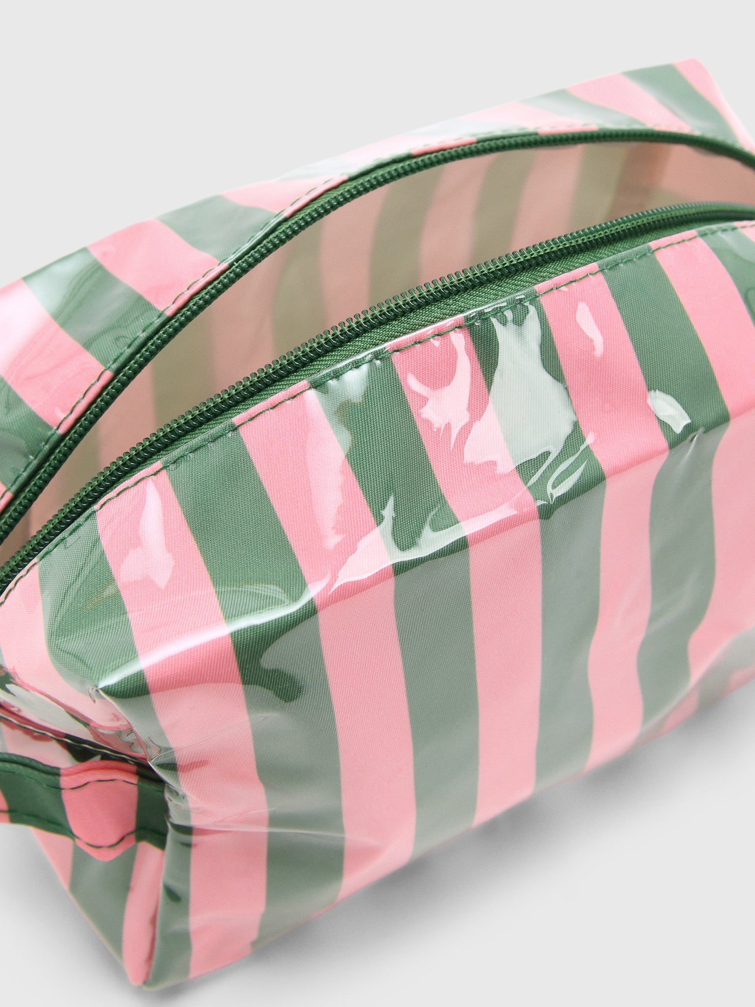 Berno Striped Makeup Bag - Saint Bernard