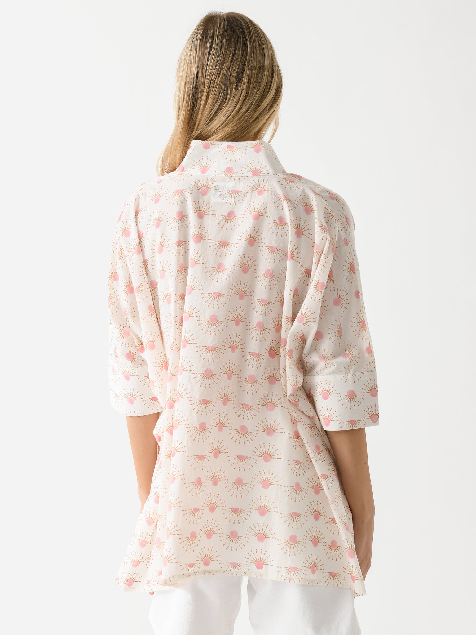 STRUCTURED TUNICxPINKPATTERN-alt3