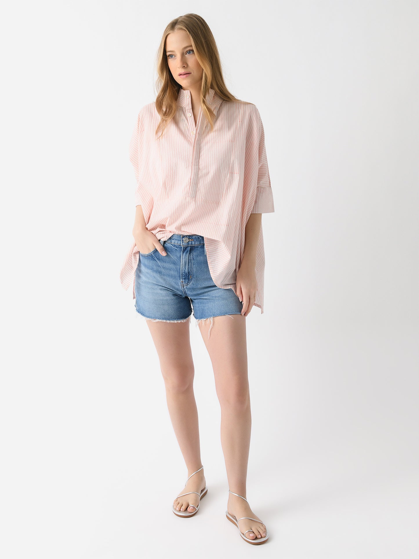 STRUCTURED TUNICxPINKSTRIPE-alt1