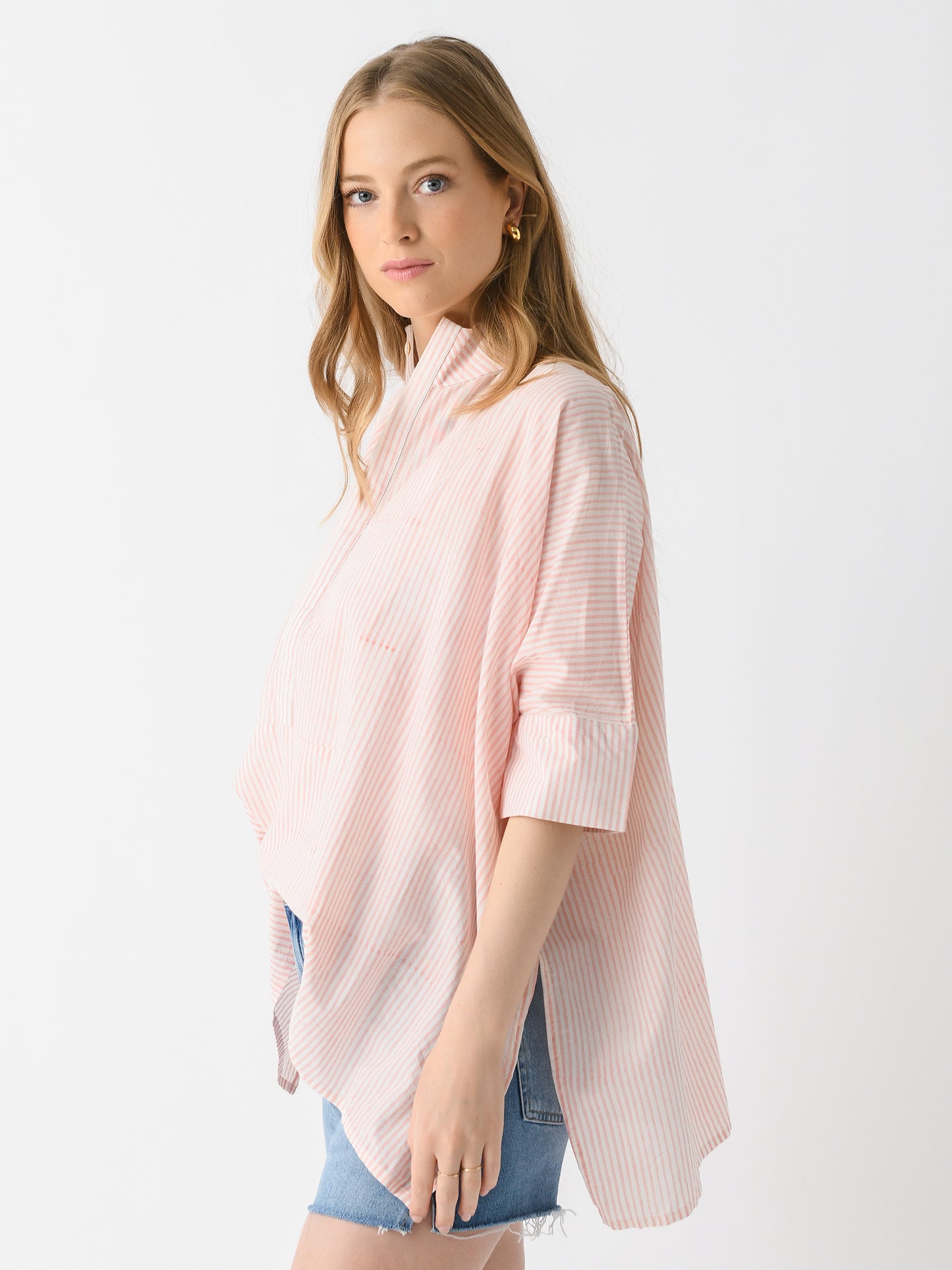 STRUCTURED TUNICxPINKSTRIPE-alt2