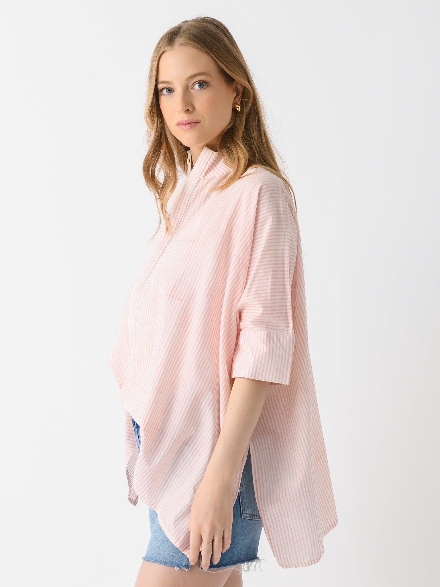 STRUCTURED TUNICxPINKSTRIPE-alt2