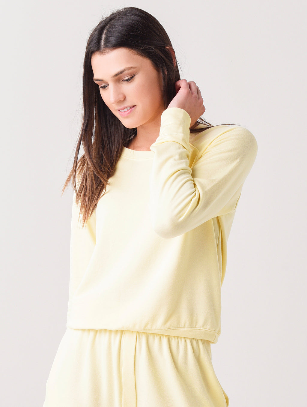 Sundry Women's Cropped Sweatshirt - Saint Bernard