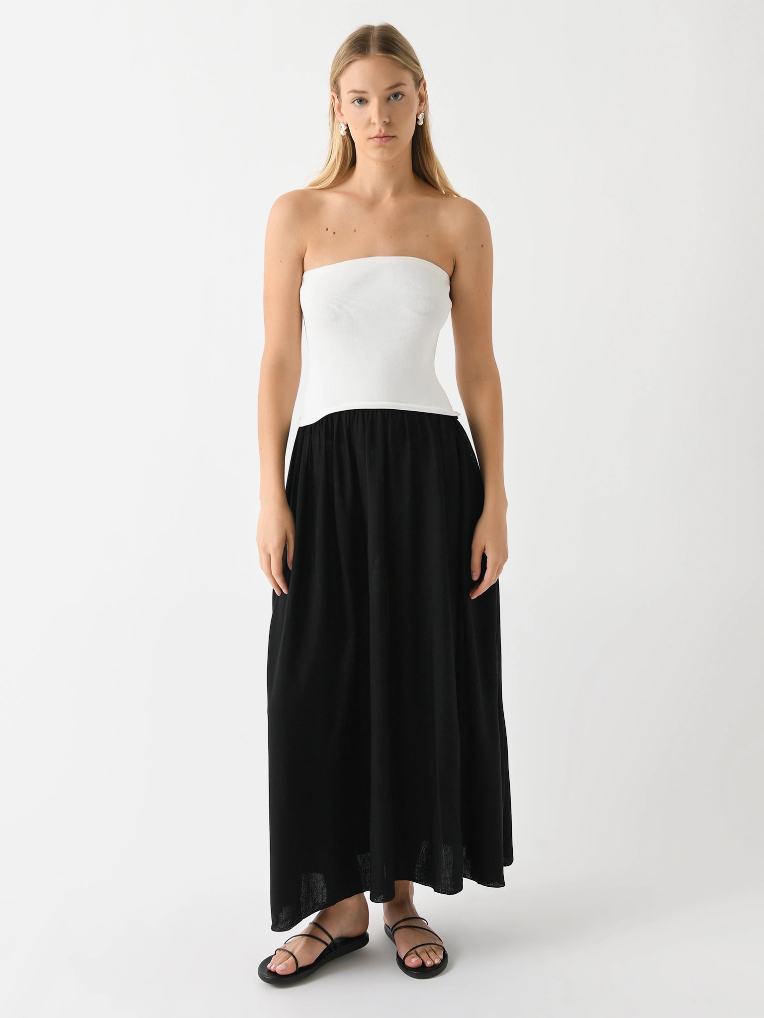 Solid + Striped Women's The Strapless Soglio Dress - Saint Bernard