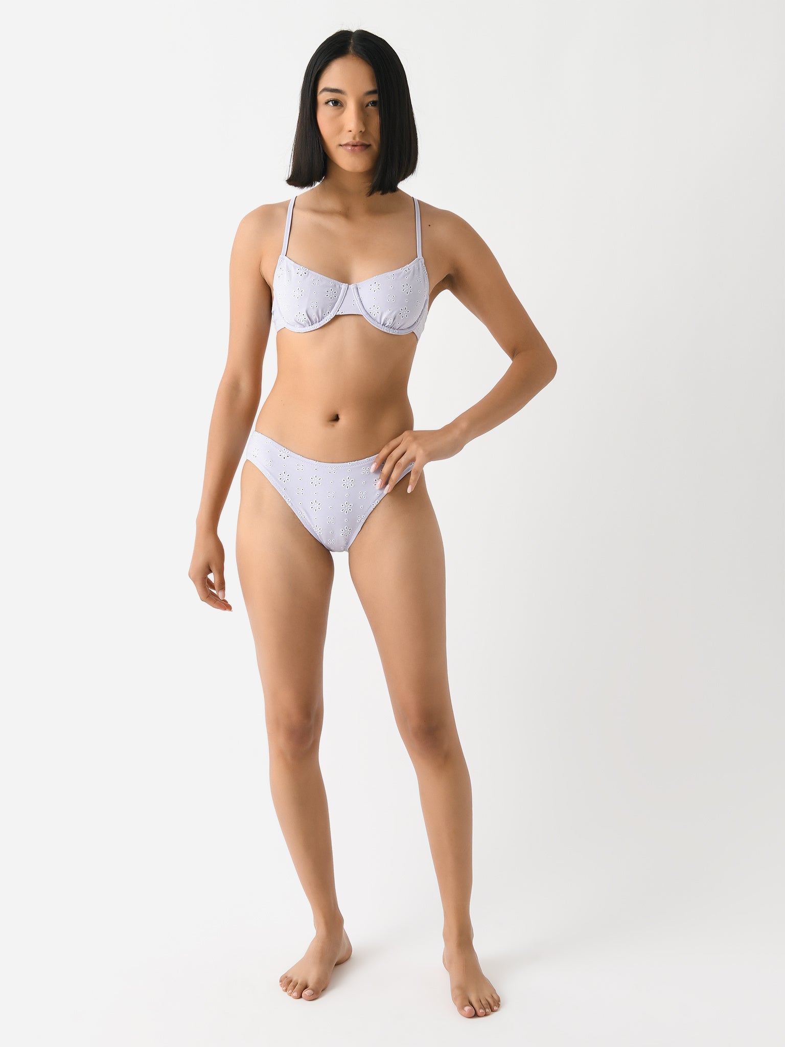 Solid + Striped Women's The Daphne Eyelet Bikini Bottom | $36.90