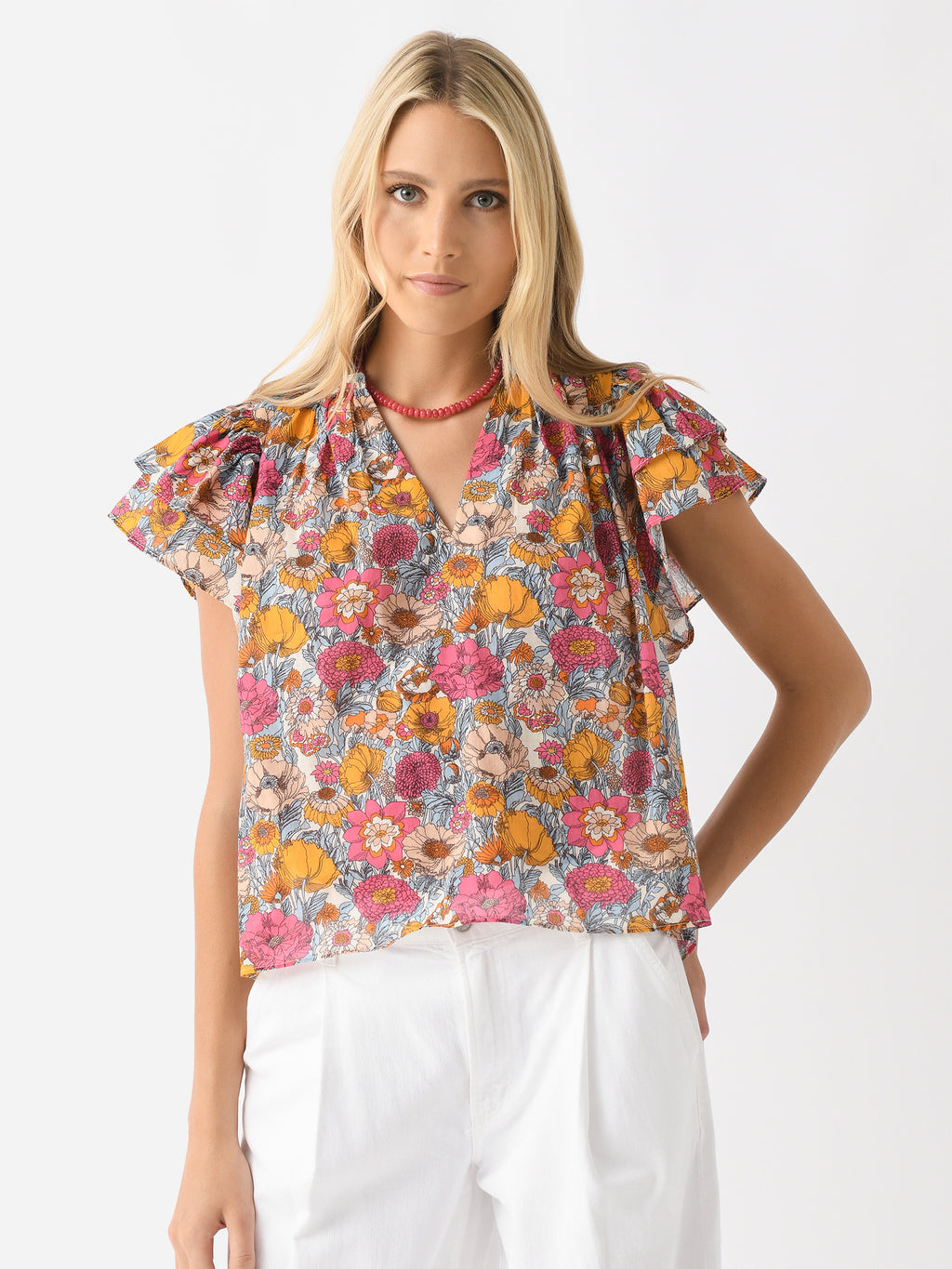 Trovata Women's Clover Blouse - Saint Bernard